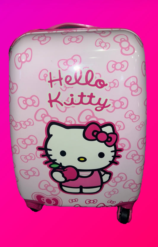 Hello kitty travel carry on suitcase
